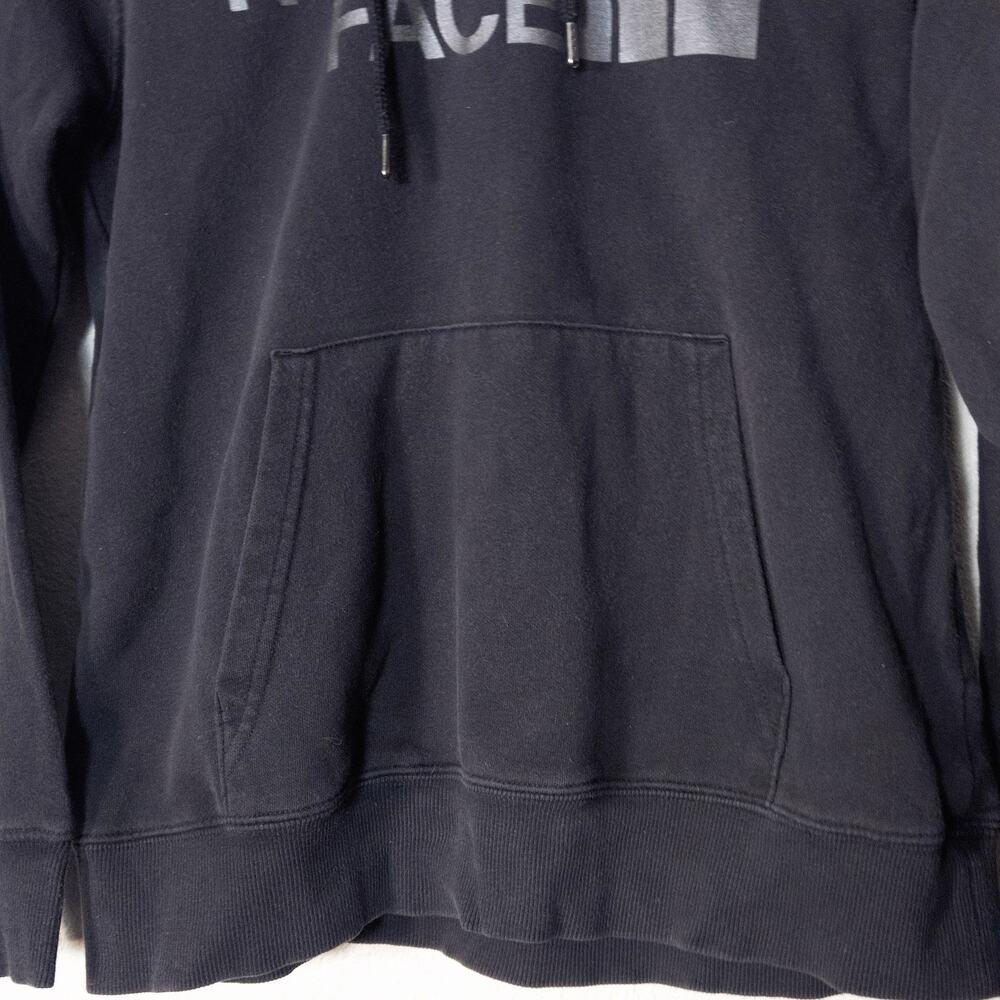 The North Face Hoodie Size S Gray Logo Pullover Cozy Outdoor Casual - Picture 5 of 7